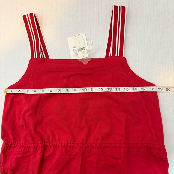 Anthropologie Daily Practice Passing Shot Red Sleeveless Mini Dress - Picture 4 of 9